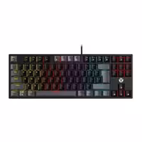 کیبورد باسیم گیمینگ فنتک مدل ATOM87 MK876V2 Black Red Switch