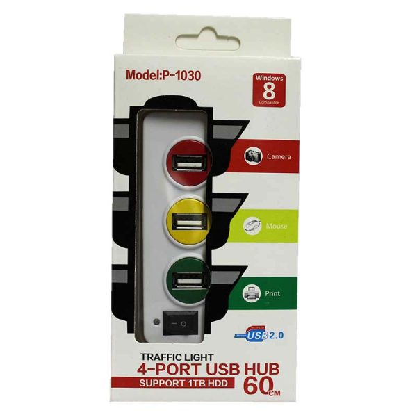 هاب 4 پورت با کابل 60 سانتی 1030