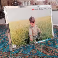 کریستال با چاپ طرح دلخواه