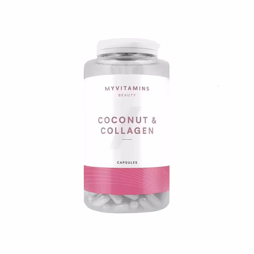 کپسول کوکونات کلاژن مراقبت از پوست،مو و ناخن مای ویتامینز 180 عددی اصلی ا Coconut Collagen My Vitamins