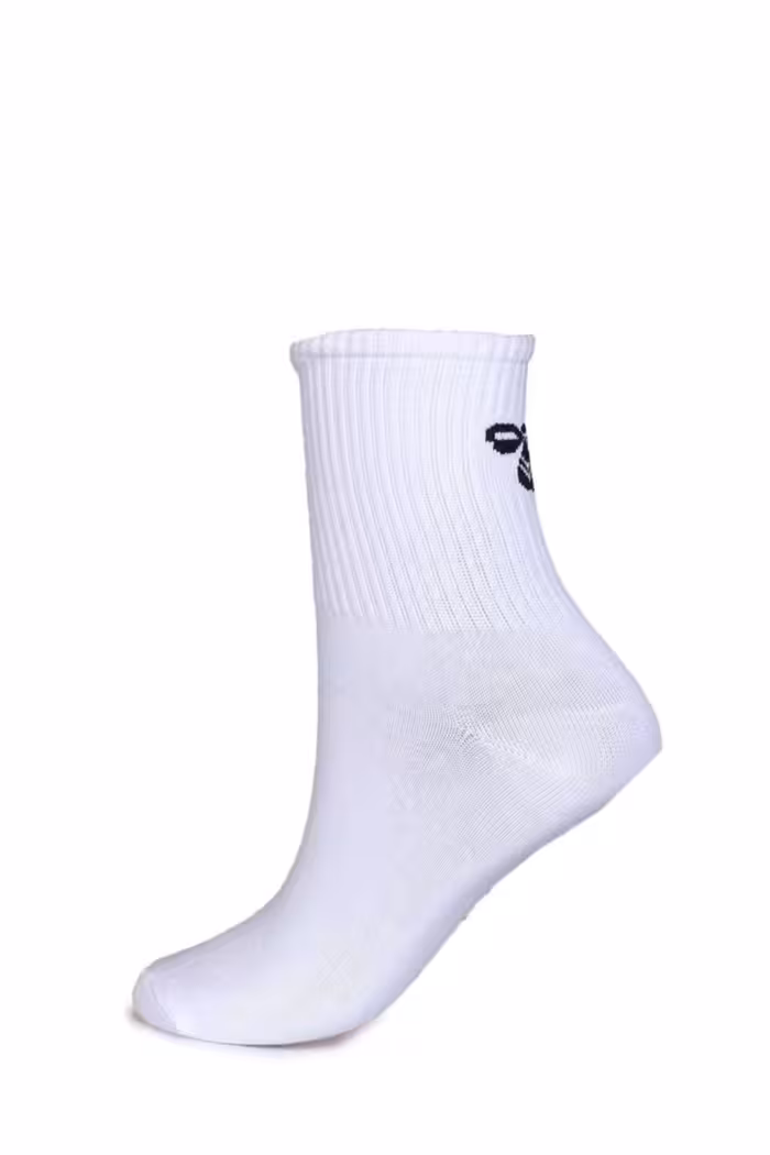 جوراب سفید مردانه و زنانه 1PK 9001 اورجینال hummel