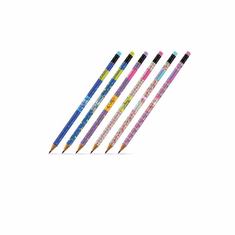 مداد مشکی استورم مدل New Style Generation کد HL-805 بسته 6 عددی