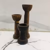 جا شمعی چوبی محکم 