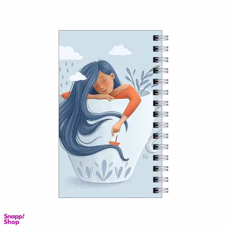 دفترچه یادداشت 60 برگ مدل To Do List طرح دختردریا کد 0639512