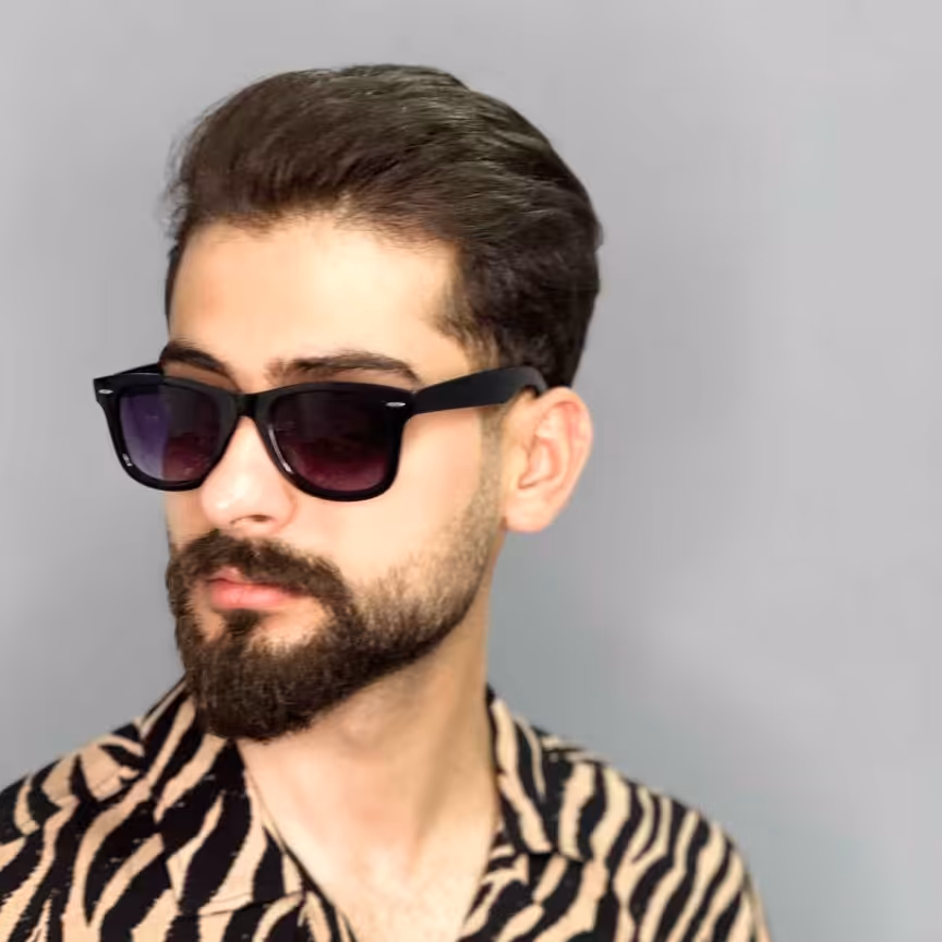 عینک آفتابی مردانه اورجینال مشکی ری بن

