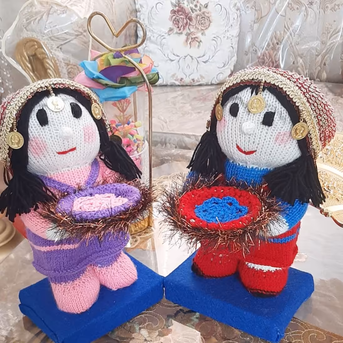 دختر بافتنی هفت سین