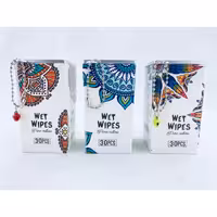 دستمال مرطوب قوطی مکعبی طرح سنتی