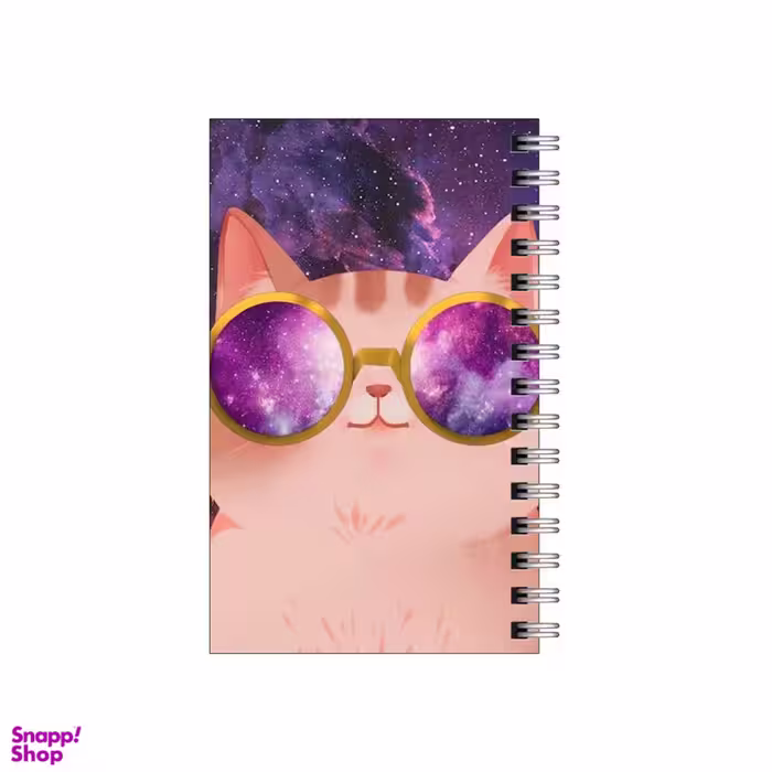 دفترچه یادداشت 60 برگ مدل To Do List طرح گربه کهکشانی کد 3023089