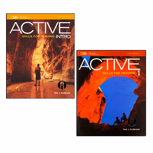 کتاب Active Skills For Reading اثر Neil J Anderson انتشارات الوندپویان دو جلدی