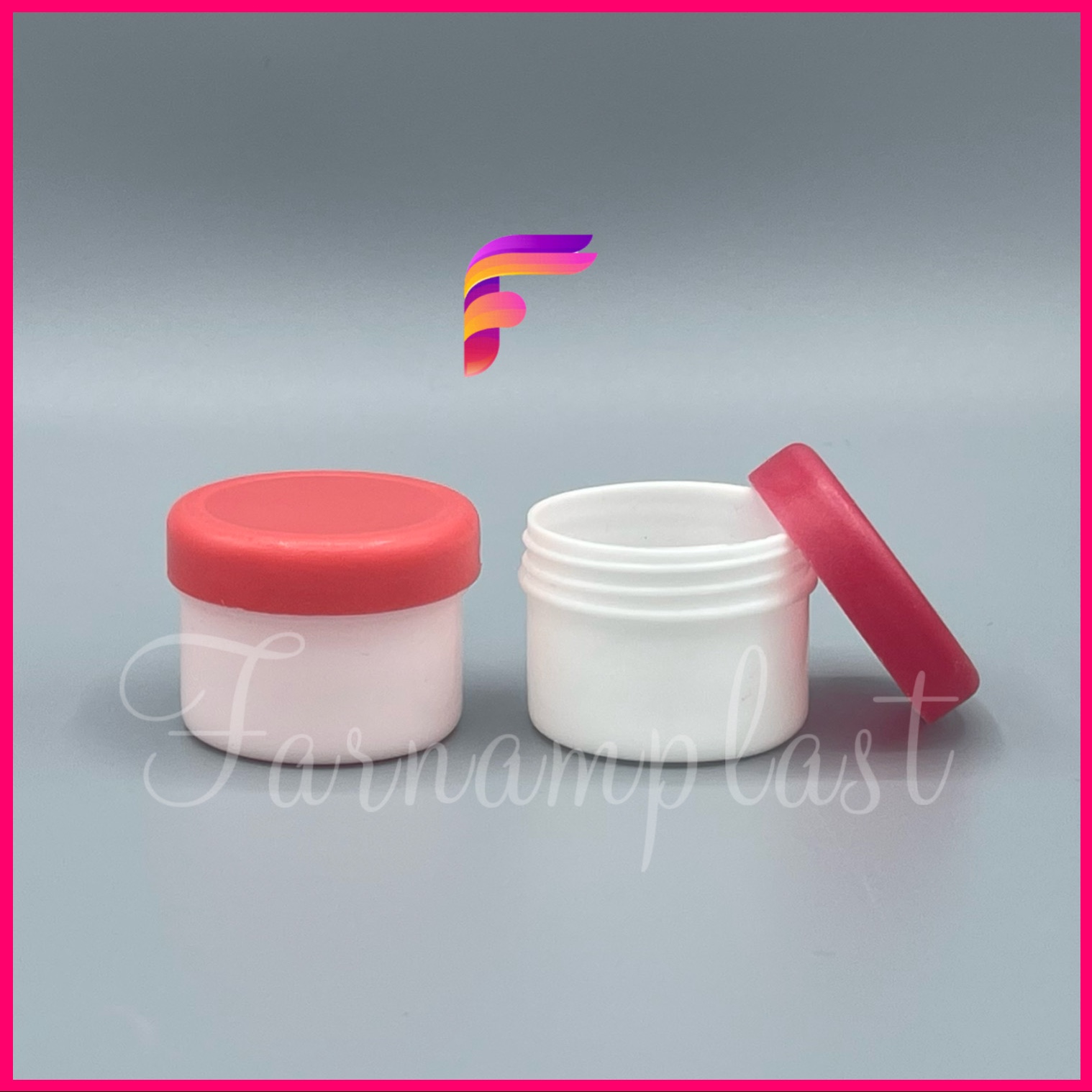 ظرف کرم تک جداره 20 گرمی درب پیچ (بسته500 عددی)