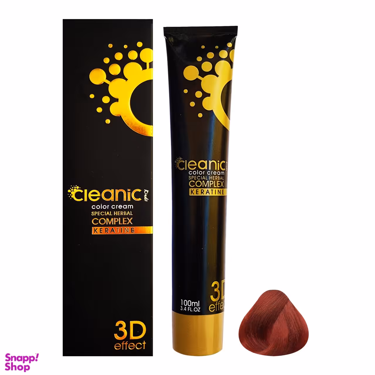 رنگ مو کلینیک کیندی شماره 6.64 رنگ بلوند مسی قرمز تیره حجم 100 میلی‌لیتر