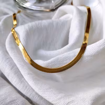ست دستبند و گردنبند ماری stainless steel