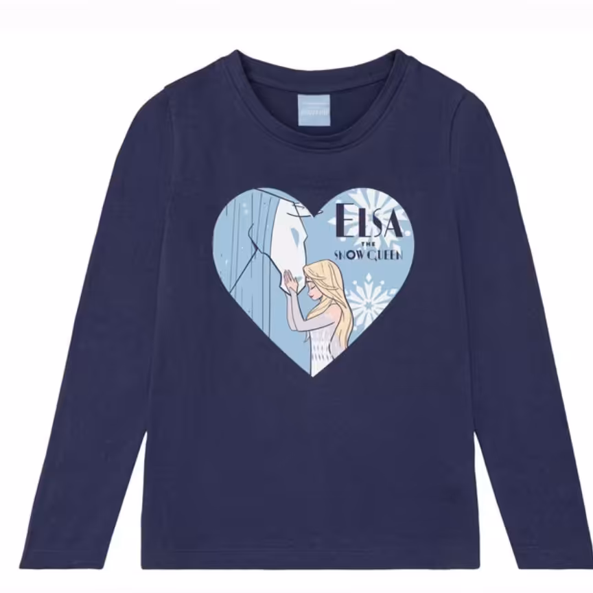 بلوز نخی دخترانه طرح FROZEN آستین بلند اورجینال برند لوپیلو آلمان 