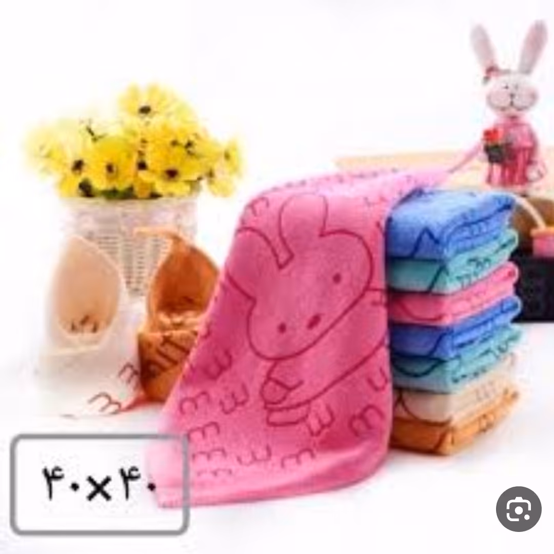 دستمال آشپزخانه خرگوش 40در40 نانو  تکی وپخش عمده 