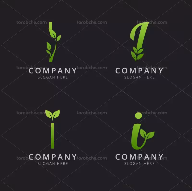 وکتور لوگوی حرف I | گرافیک با طعم تربچه