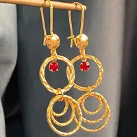 گوشواره دخترانه مجلسی بسیار زیبا و خاص اکسسوری جذاب برای کادو