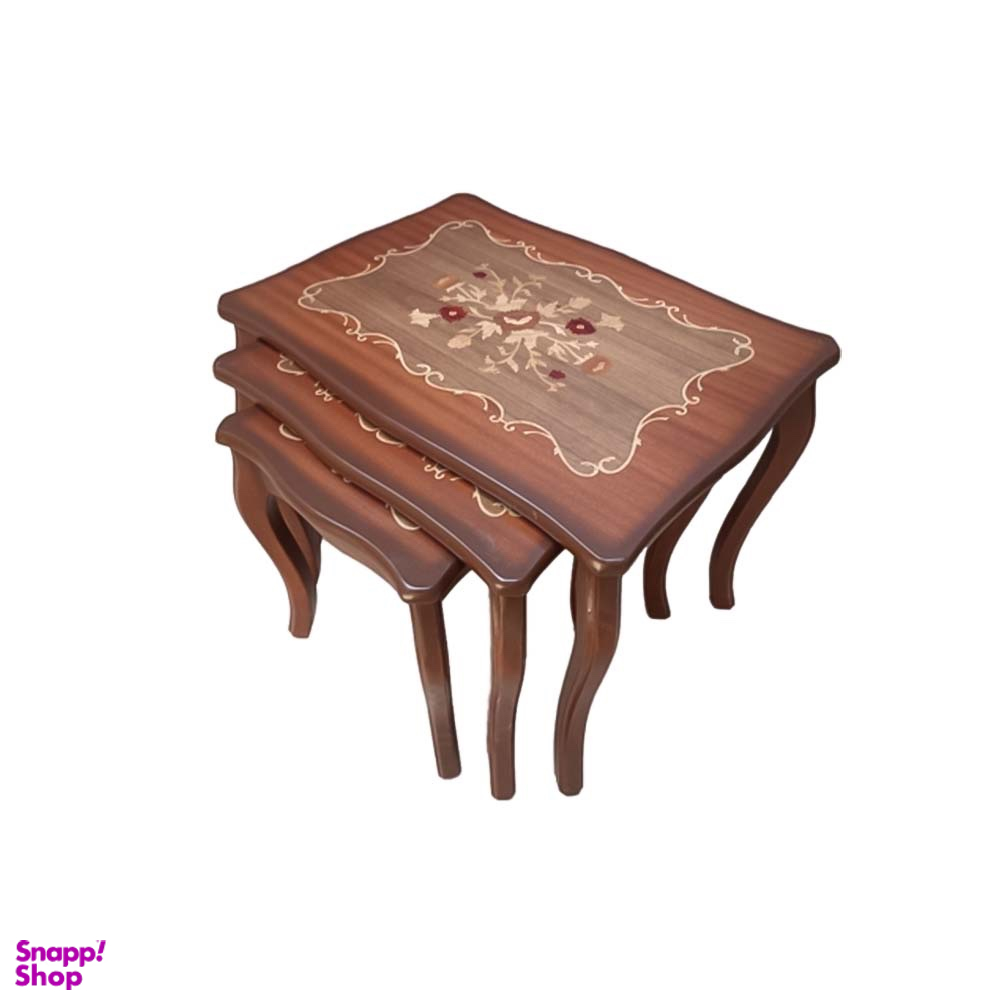 میز عسلی مدل F200 مجموعه 3 عددی