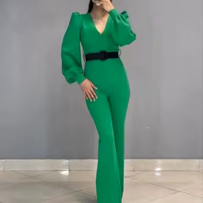 سرهمی زنانه کرپ مازراتی مدل اورال نیلا