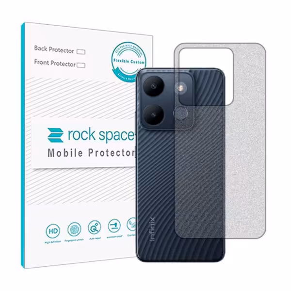 گلس محافظ پشت گوشی اینفینیکس Smart 7 مدل نانو هیدروژل مات برند راک اسپیس کد 25790S