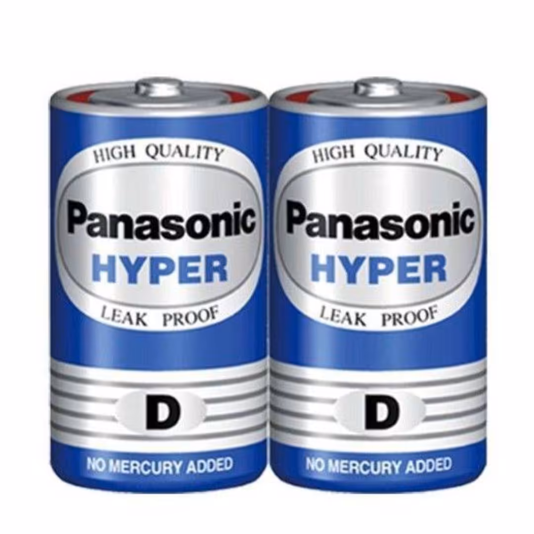 باتری سایز بزرگ پاناسونیک d ساخت اندونزی  دو عددی 