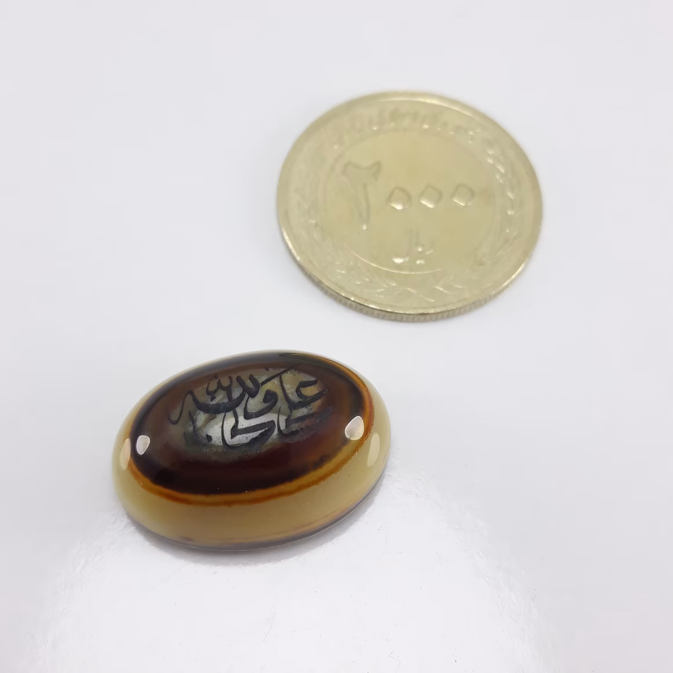 نگین باباقوری سه پوست خطی 