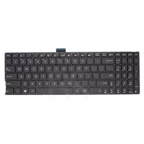 کیبرد لپ تاپ ایسوس X553 مشکی-اینترکوچک بدون فریم