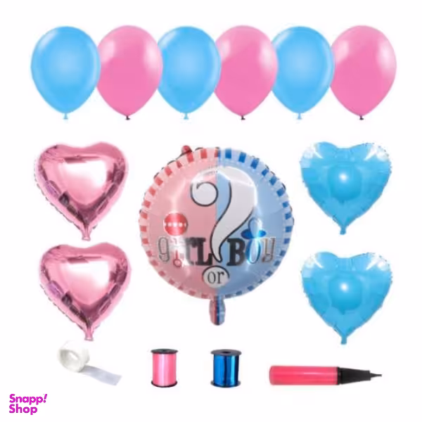 مجموعه 49 عددی بادکنک آرایی مدل تعیین جنسیت کد0018