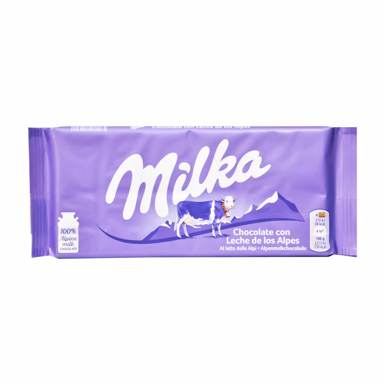 شکلات شیری 100 گرم میلکا - milka