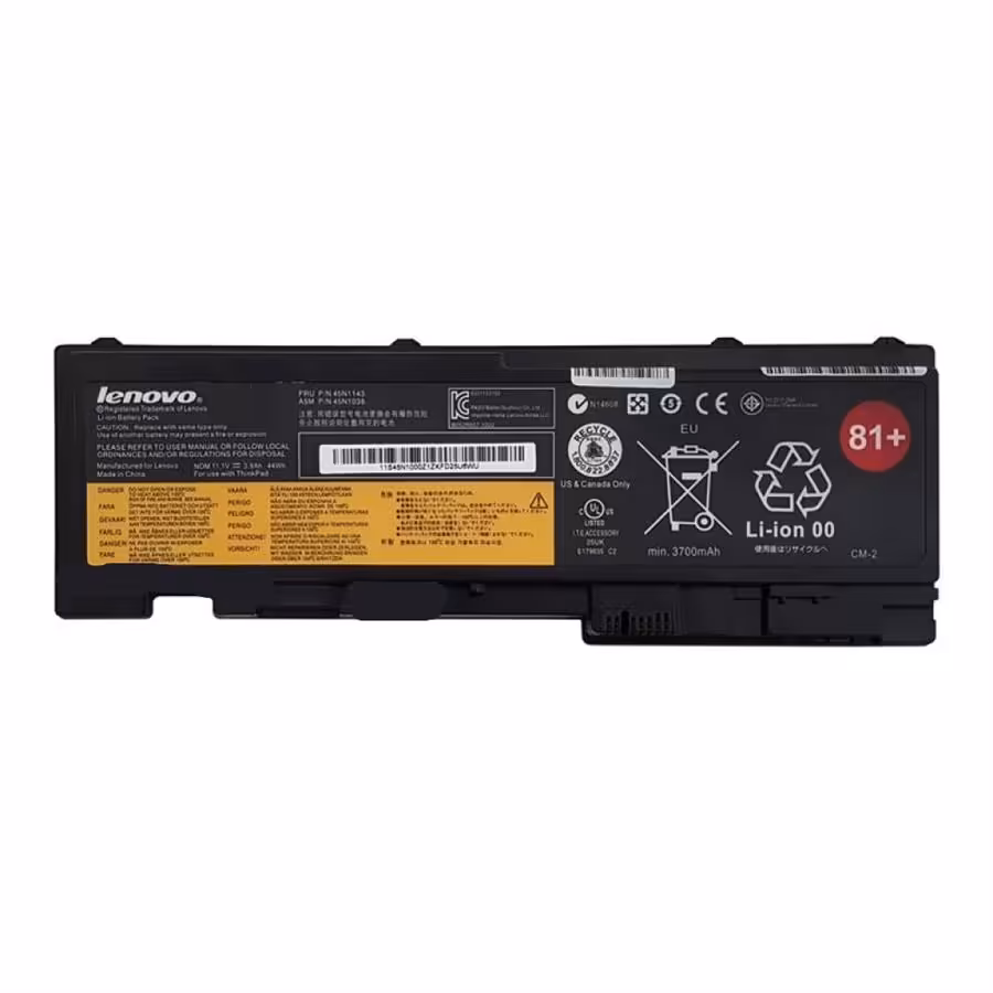باتری لپ تاپ لنوو 45N1143 مناسب برای لپ تاپ لنوو Thinkpad T430S-T420S