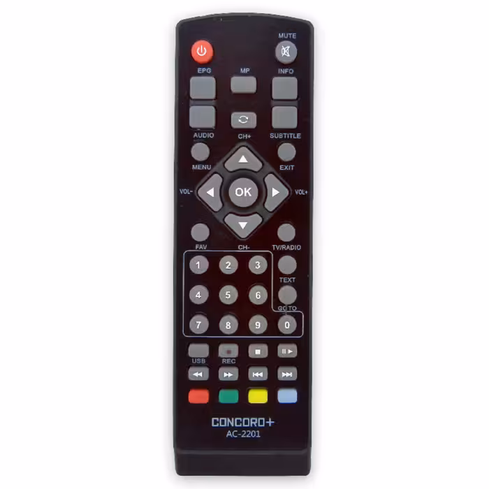کنترل گیرنده دیجیتال کنکورد پلاس CONCORD مدل AC-2201
