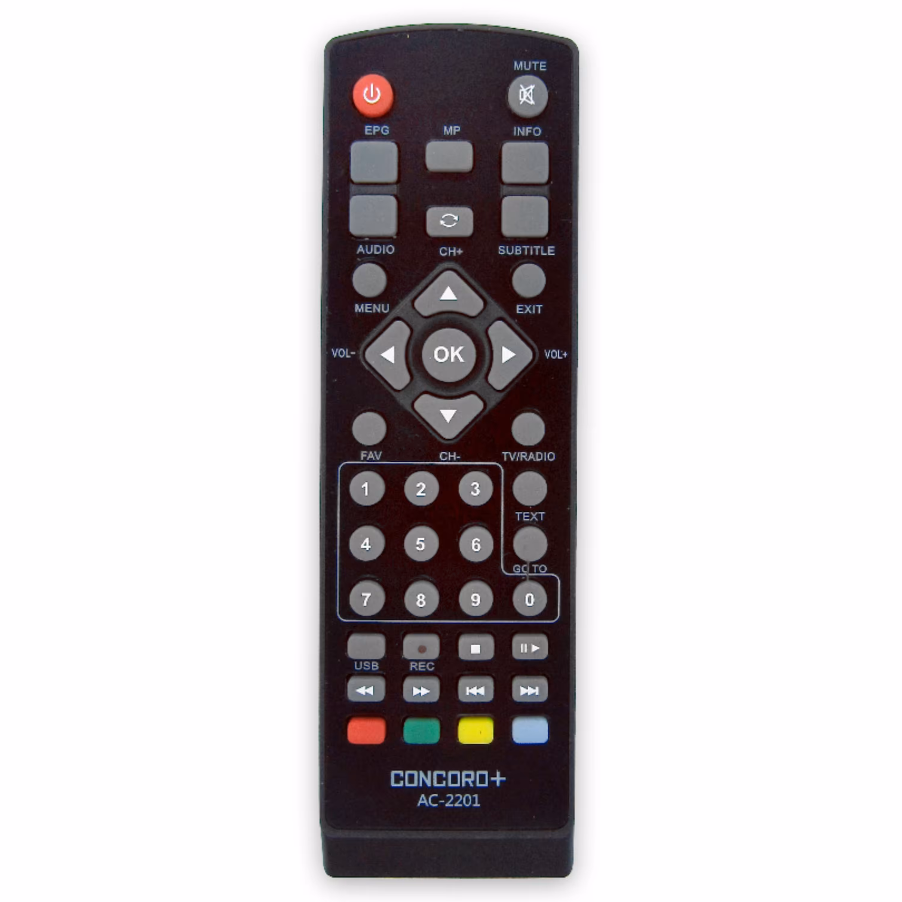 کنترل گیرنده دیجیتال کنکورد پلاس CONCORD مدل AC-2201