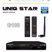 گیرنده دیجیتال برند یونیک استار رنگ مشکی تکنولوژی H265 هشت بیت 