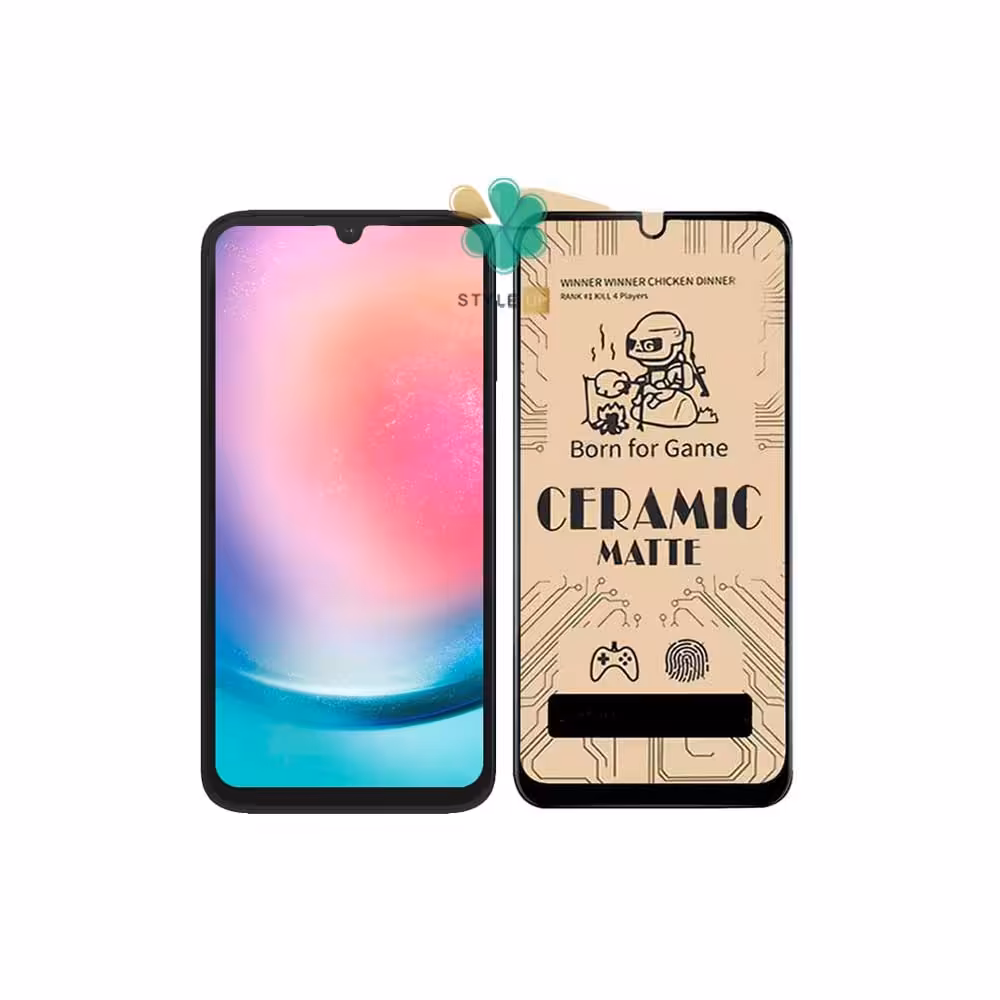 گلس گوشی سرامیکی مات مناسب سامسونگ Galaxy A24