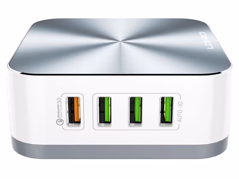 هاب شارژر یو اس بی سریع الدنیو LDNIO A8101 8Port USB Charger