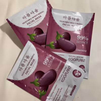 ماسک ورقه ای فانتزی (بادمجان)