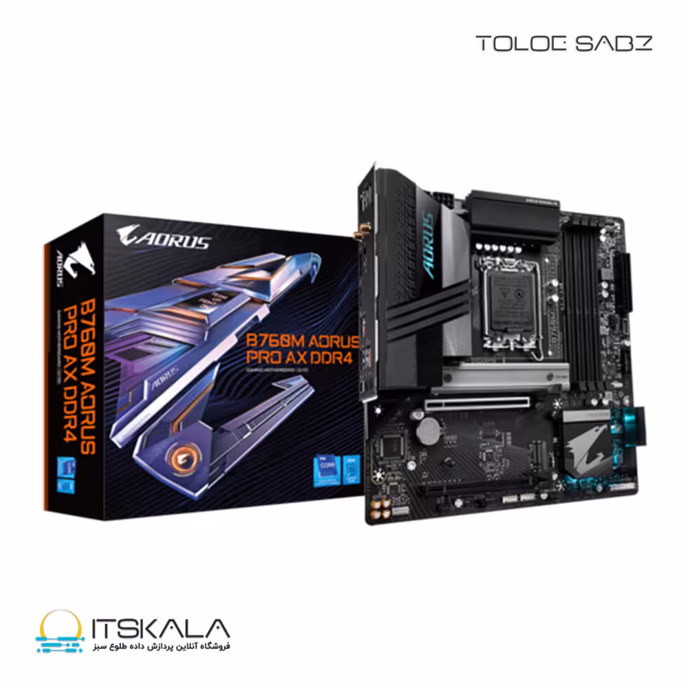 قیمت و خرید مادربرد گیگابایت GIGABYTE B760M AORUS PRO AX DDR4 | ITSKALA