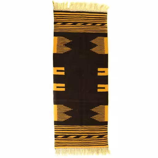 گلیم دستبافت یک و نیم متری مدل دکوراتیو کد 410132