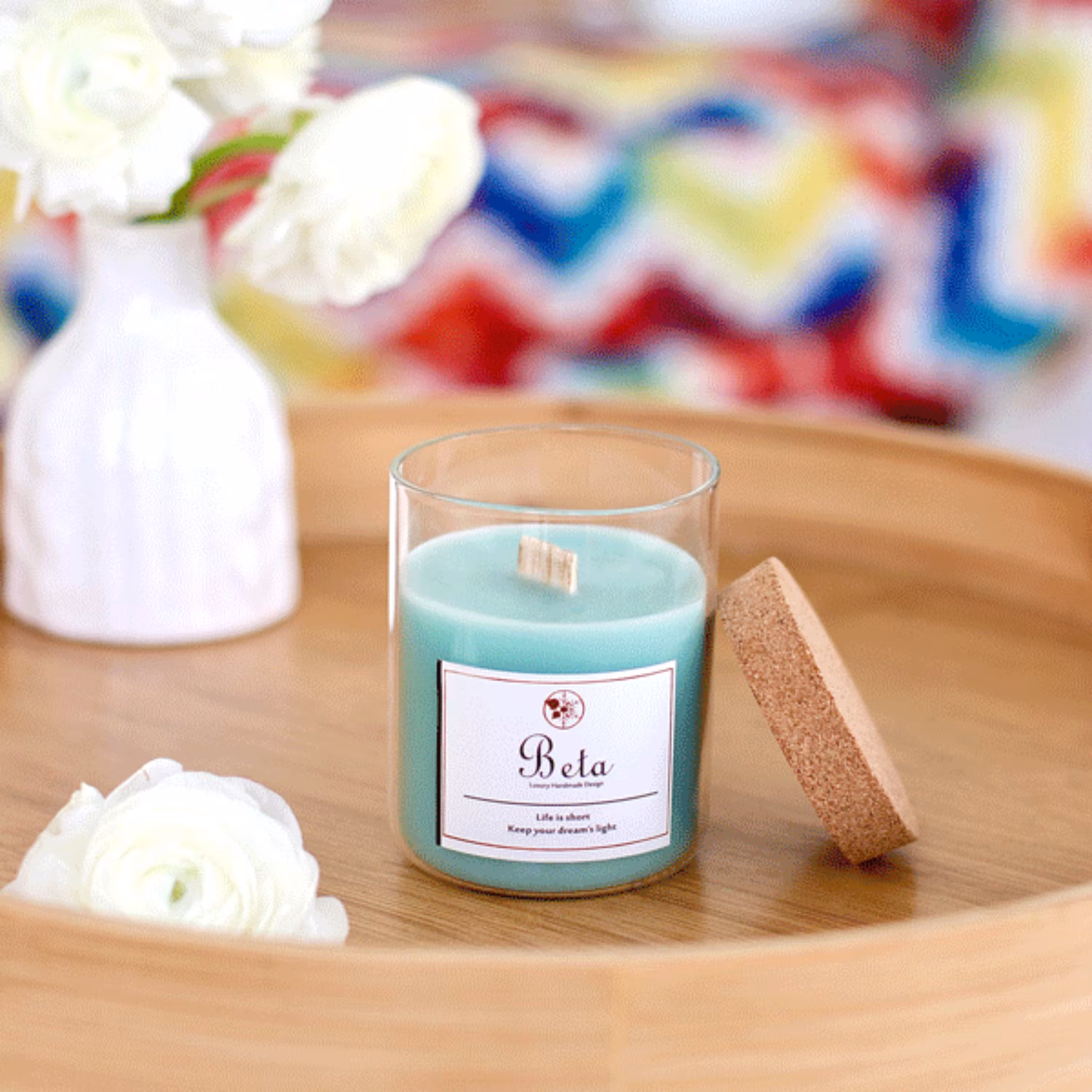 شمع معطر  بتا رایحه چمن تازه