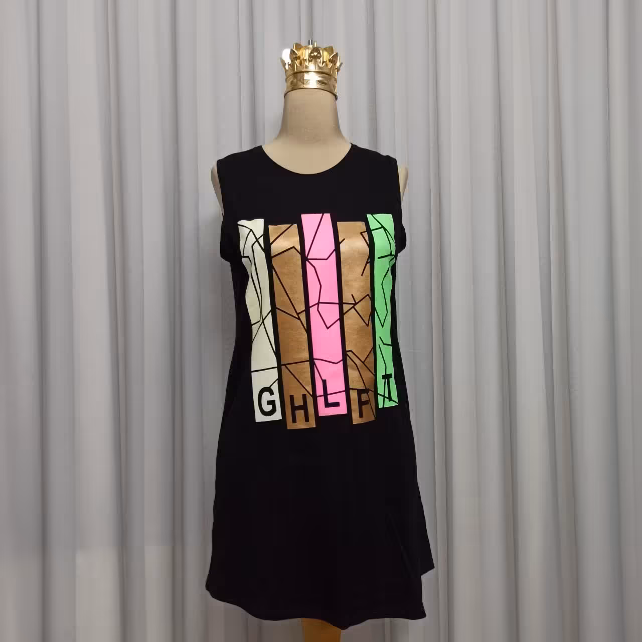 زیر سارافونی بلند استین حلقه ای