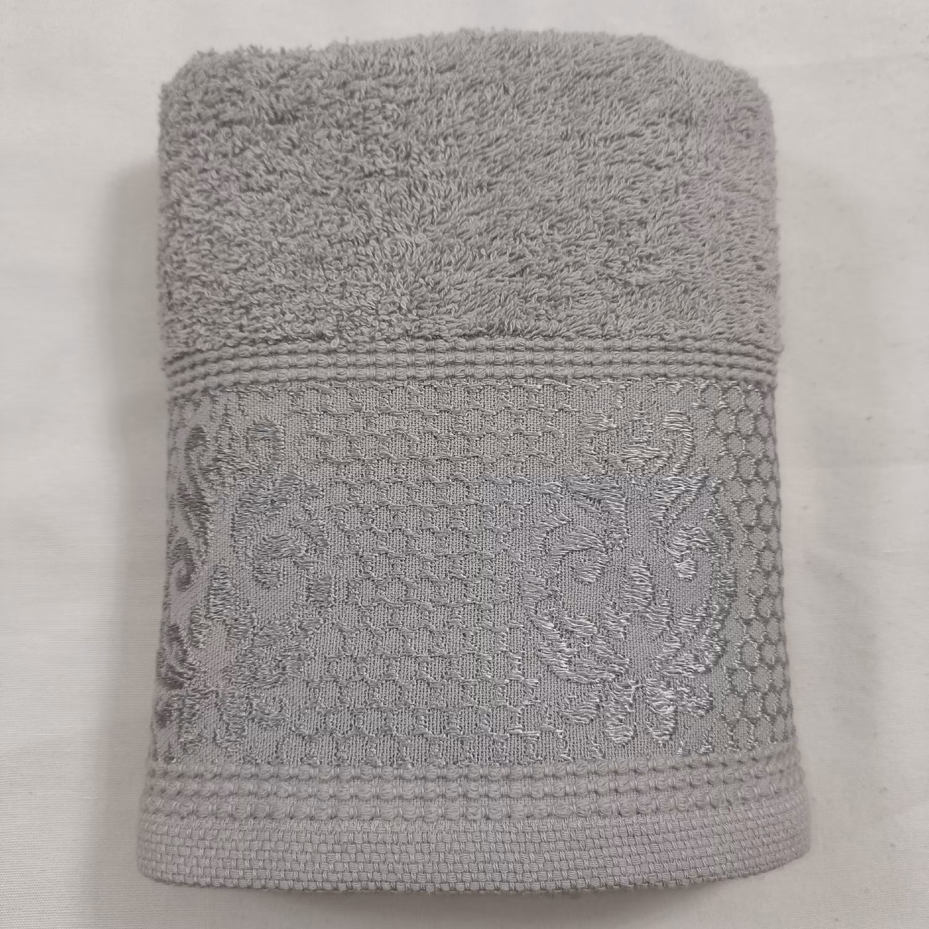 حوله دستی بهباف آذر مدل سیلک سایز 40 در 78 سانتیمتر کد 05