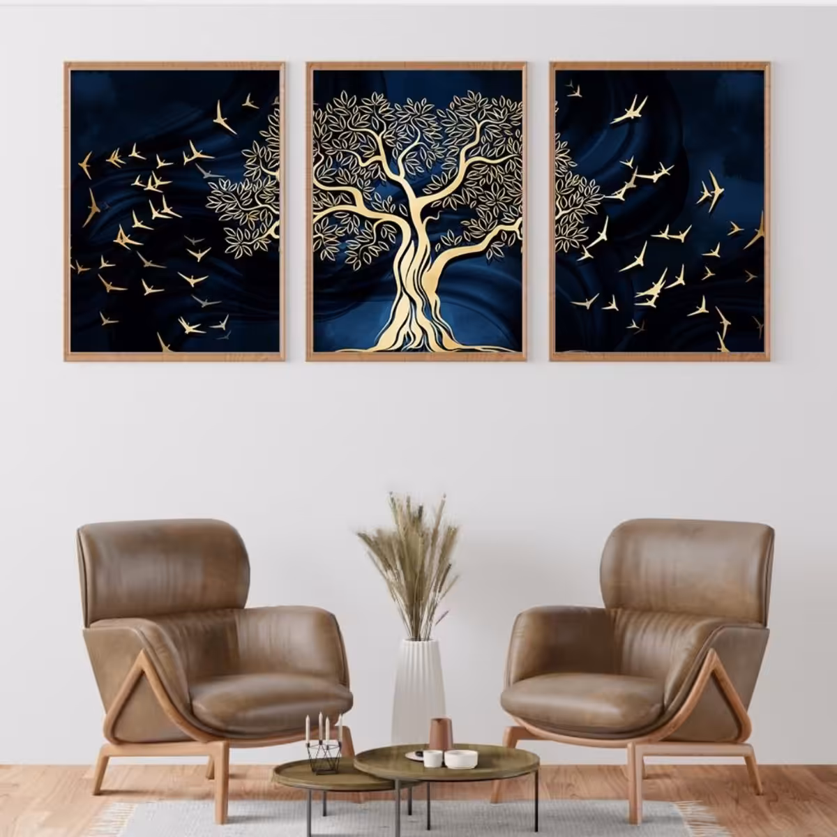 تابلو دکوراتیو 3تیکه کد 654