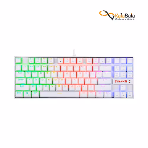 خرید کیبورد گیمینگ باسیم ردراگون مدل Kumara K552W-RGB-1 • سوئیچ آبی