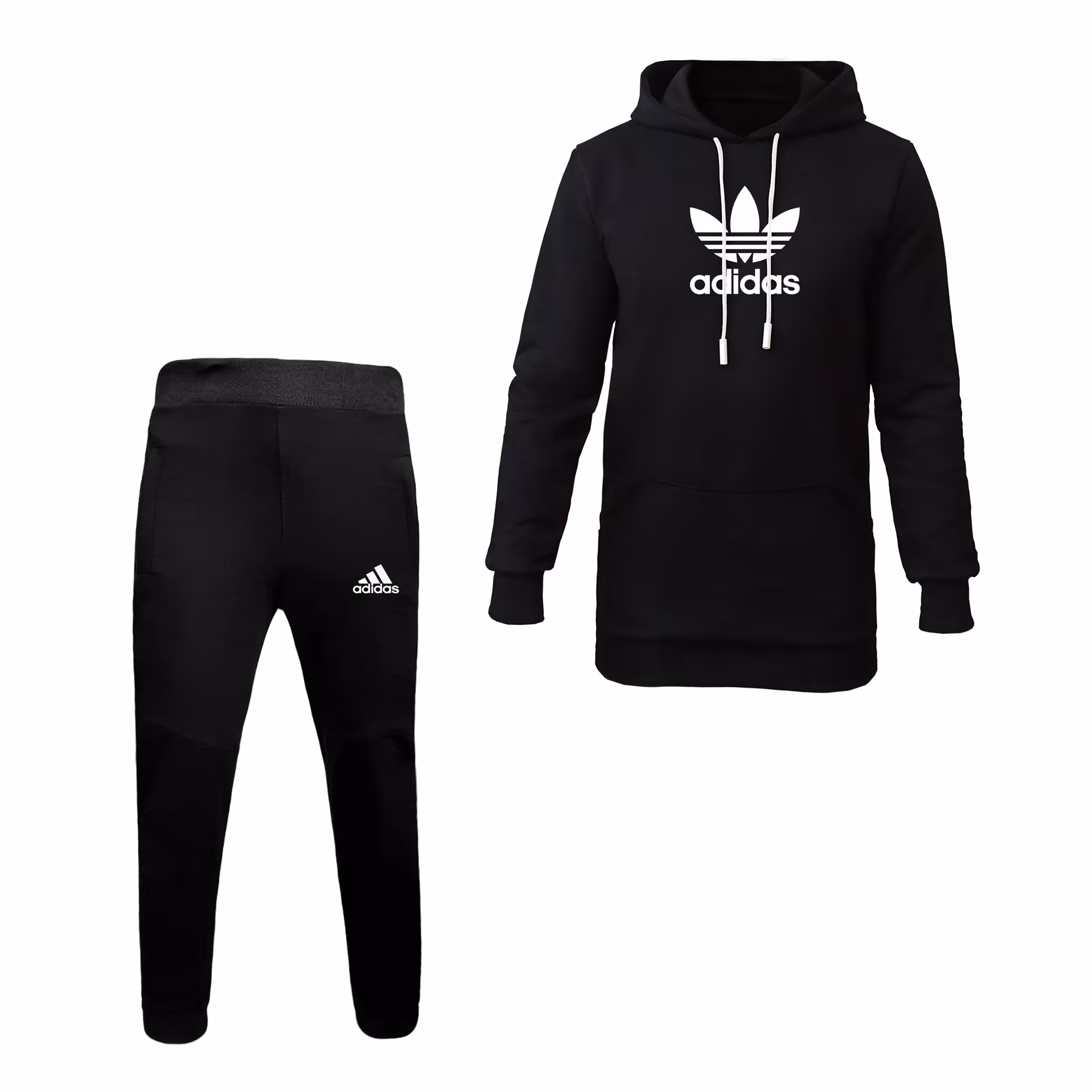 ست هودی کلاه دار طرح just adidas مدل u 7696