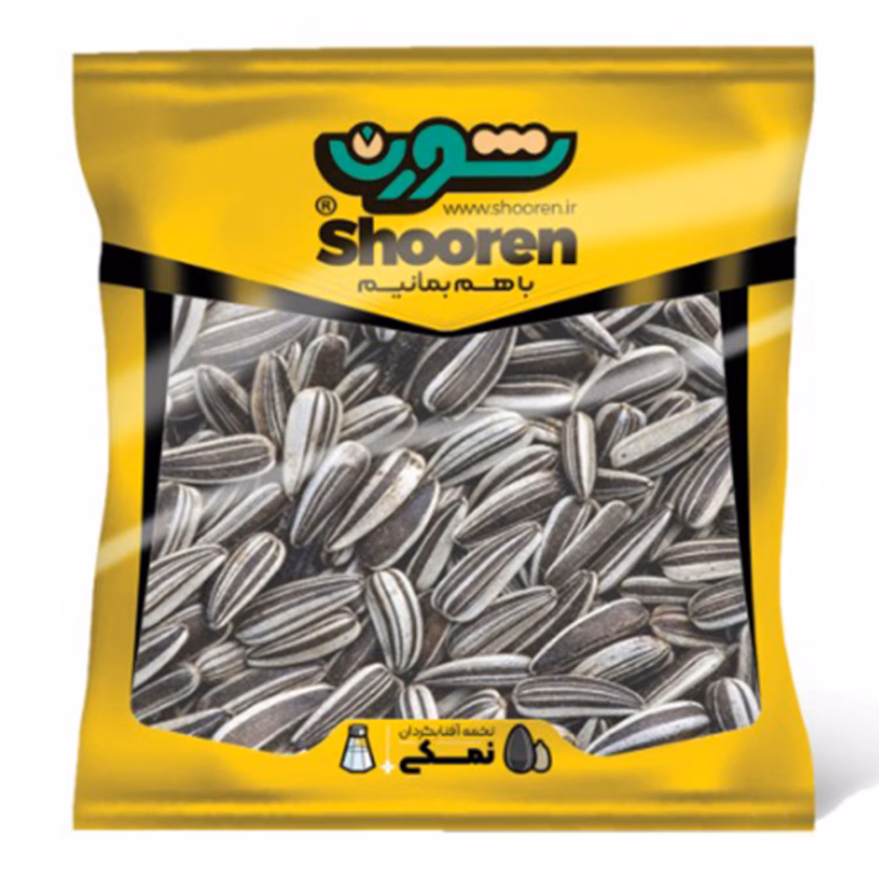 تخمه آفتابگردان نمکی130گرمی شورن