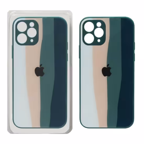 قاب گوشی آبرنگی پشت گلس محافظ لنزدار iPhone 11 Pro - کد 286