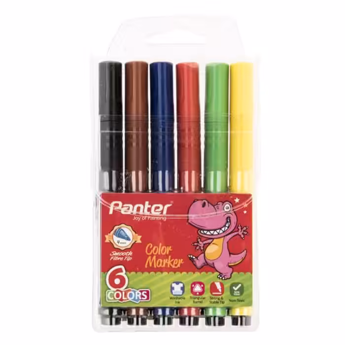 ماژیک رنگ آمیزی پنتر 6 رنگ &ndash; قیمت و خرید | برایتو