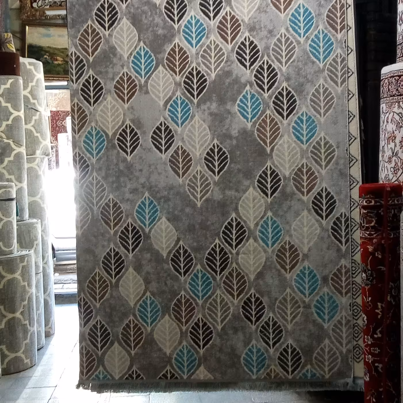 فرش فانتزی مناسب اشپزخانه واتاق خواب سایز چهارمتری320شانه تراکم960