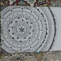 طراحی ساعت با راپید به سبک ماندالا