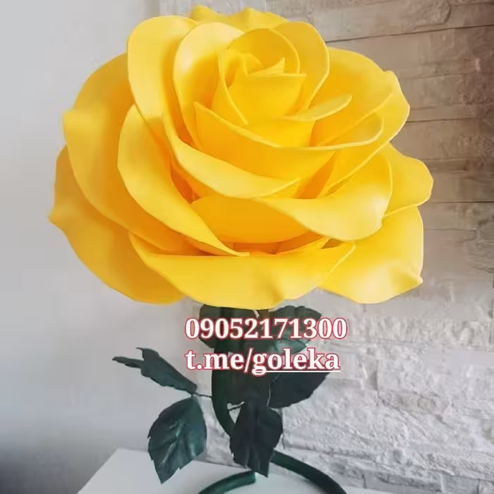 گل پایه دار فومی کوچک رو میزی