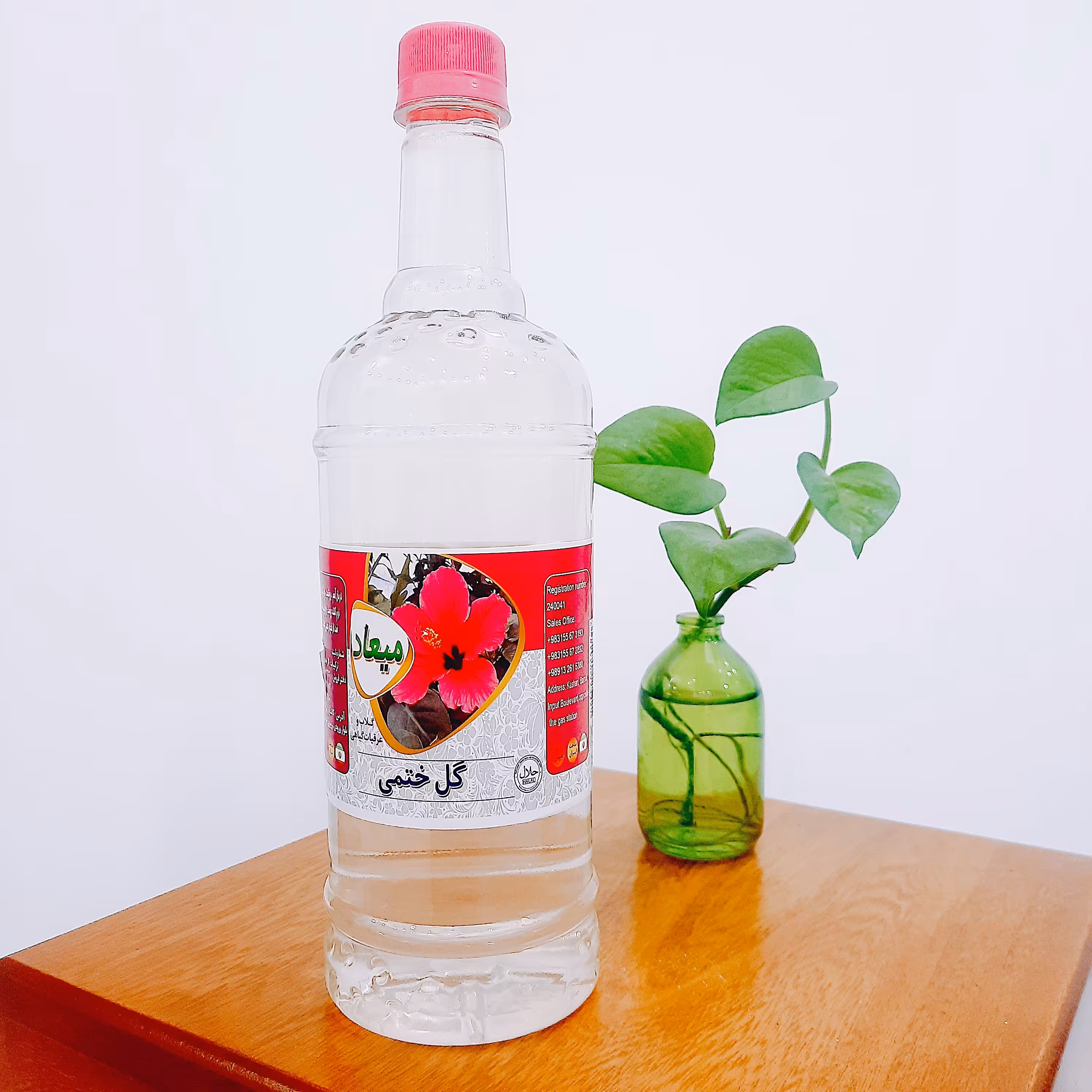 عرق گل ختمی میعاد (یک لیتری)